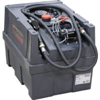 Drakkar Equipement – Cuve de ravitaillement gasoil 200L en polyéthylène – Pompe électrique 12V 45L/min avec pistolet automatique – 8373