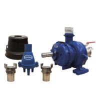 Renson – Pompe motopompe sur prise de force mâle – Débit max 420 L/min – Aspiration jusqu'à 5m – Raccords pompier en aluminium inclus