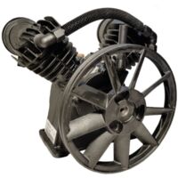 Abac – Tête de compression d'air 3 CV – Filtre à air – Pression 9 bar – Débit 21,8 m³/h – Cylindre en fonte – Volant 280 mm
