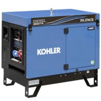 Sdmo – Groupe électrogène professionnel triphasé diesel insonorisé 6,5 kVA – Moteur KOHLER – Autonomie 22,5h – 93 dB(A) à 1m