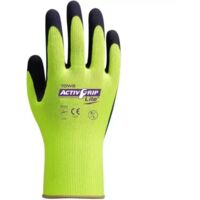 Gant ActivGrip tricotée enduit de latex polyester jaune