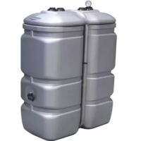 Cuve de stockage gasoil PEHD 750L double paroi – Traitement anti-UV – Détecteur de fuite et jauge inclus – Pour intérieur et extérieur sous abri – Schutz