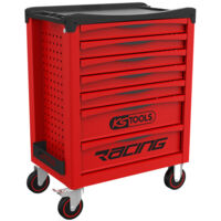 KS Tools - Servante d'atelier 7 tiroirs RACING - chariot d'ateleir - desserte d'atelier vide - 855.0007