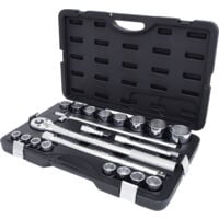 KS Tools - Coffret de douilles 6 pans métriques et accessoires 3/4'', 21 pièces - 911.0721
