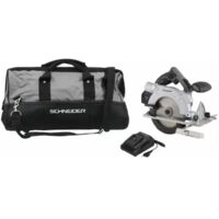 Pack scie circulaire 20V 1 batterie + sac de transport SCHNEIDER