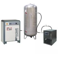Compresseur d'air insonorisé 10 CV 500 L sécheur FINI