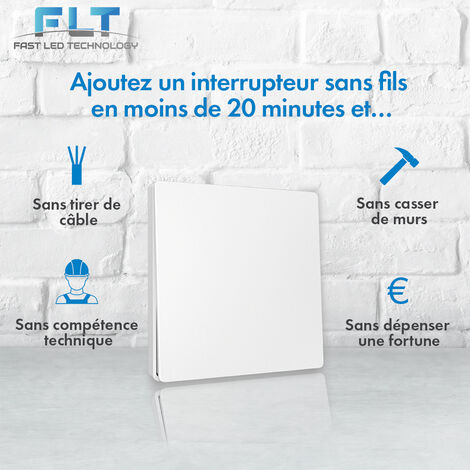 Kit Interrupteur Va Et Vient Sans Fil Et Sans Pile Auto Aliment