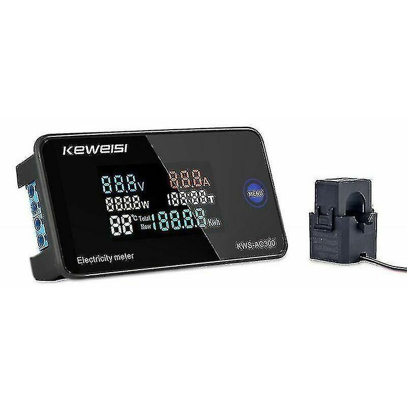 Prise wattmètre AC 230V Surveillance de la puissance avec écran LCD Prise  française