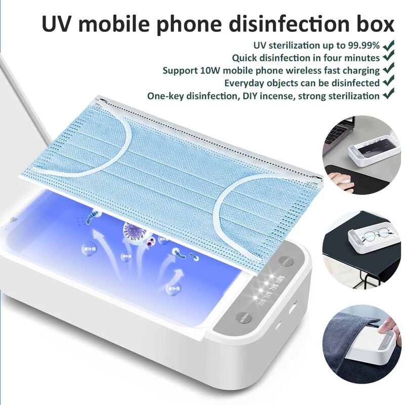 Boîte de stérilisation ultraviolet Portable UV Désinfectant