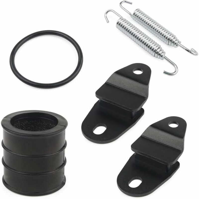 Joints d'échappement à ressort pour silencieux d'échappement de moto, Kit  de joints toriques, supports de supports, cintres adaptés