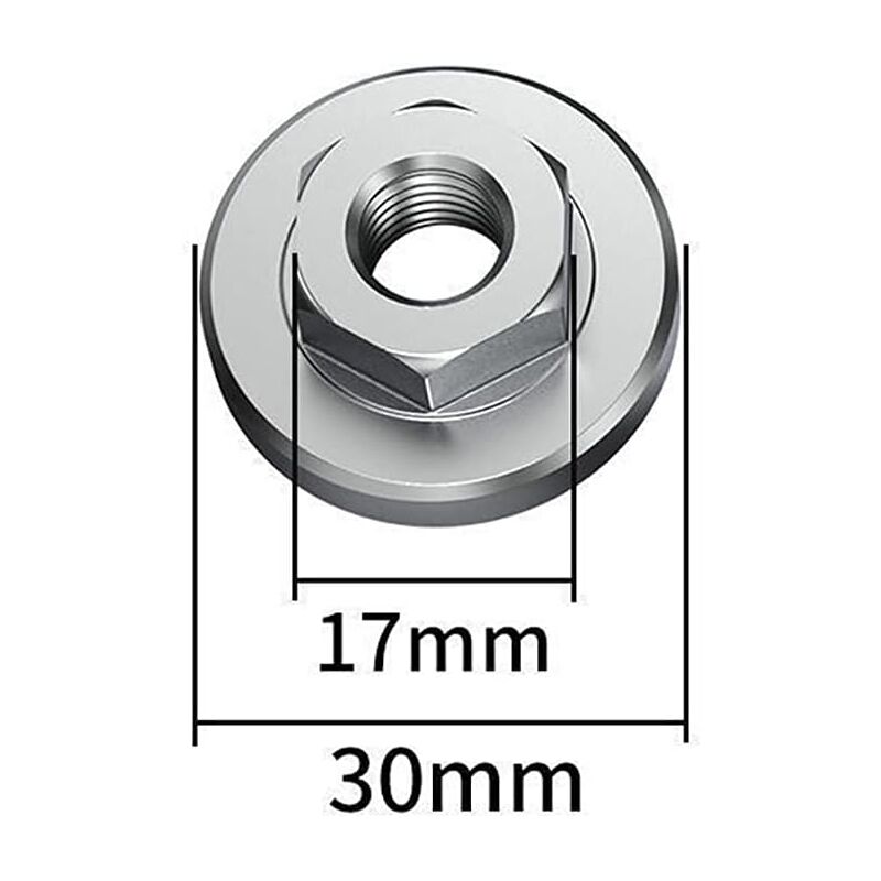 Bosch Écrou de serrage coniques pour filetage de broche M 14, 180-230 mm