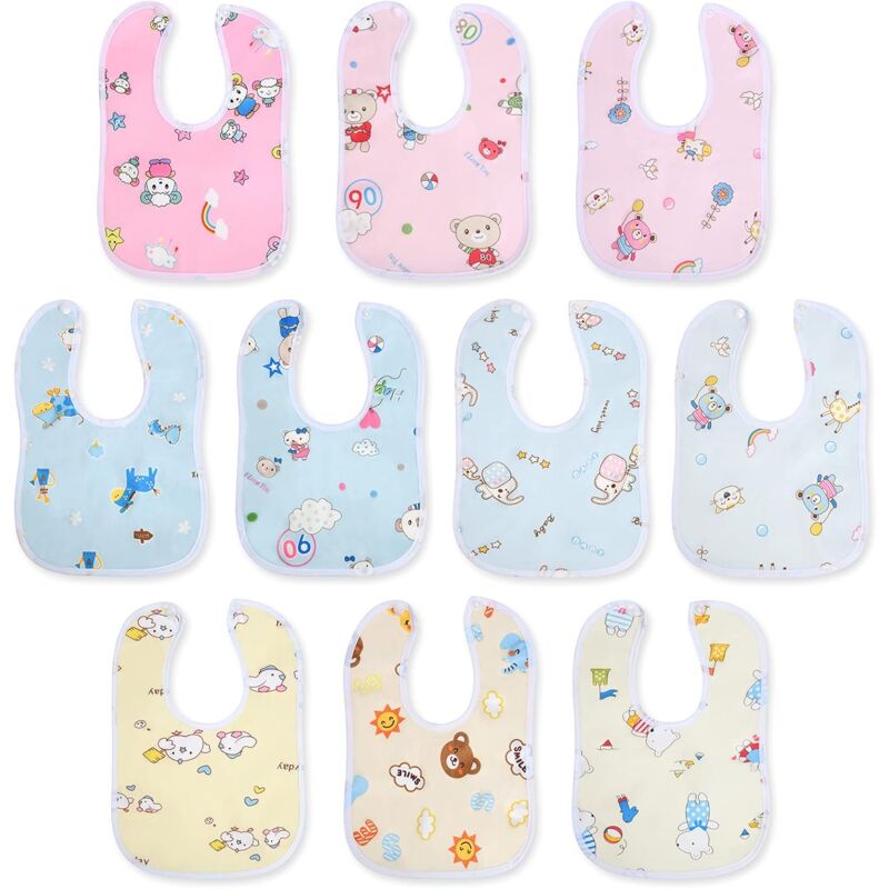 Lot De 3 Bavoirs Bébé En Mousseline De Coton - NEXT