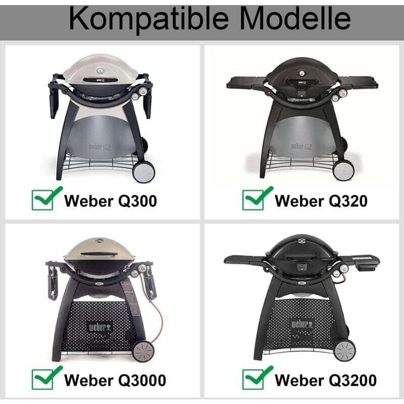 Bar.B.Q.S P-Type En Acier Inoxydable Brûleur De Remplacement Pour Weber Q Gaz Grill Q100 Q200 Q300