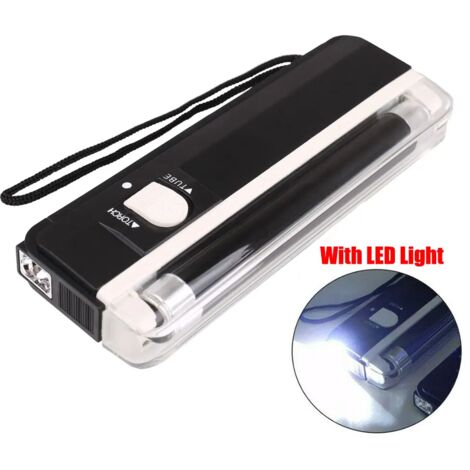 Lampe UV 4W Pour Vérification D'argent Et Durcissement De Résine - Neuf, Alimentation 4xAA