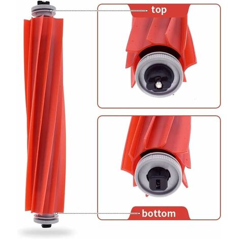 Pièces de Rechange pour Roborock S7 S70 S75 - 2 Brosse Principale, 4 Filtres à Air, 4 Lingettes de Rechange, 4 Brosses Latérales
