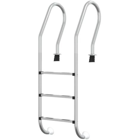 Échelle Piscine 54x38x158 cm - Acier Inoxydable 304 Argent