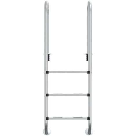 Échelle Piscine 54x38x158 cm - Acier Inoxydable 304 Argent