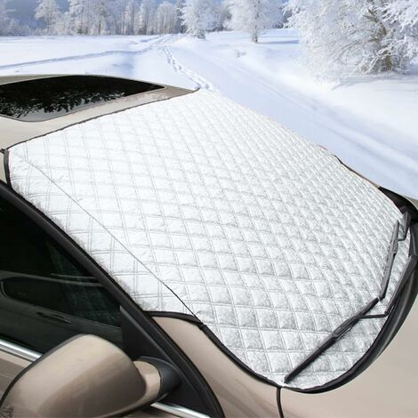 Pare-soleil de voiture, couverture de neige, protection extérieure, pour  fenêtre avant, accessoires d'hiver