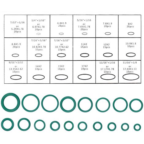 Assortiment De Joint Torique Caoutchouc Nitrile N°1-8 Sachet De 50