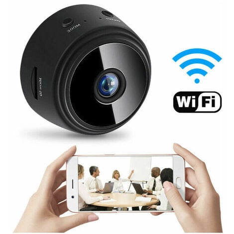 Mini caméra espion sans fil HD WiFi CCTV avec vision nocturne et