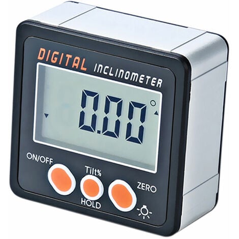 AUTOUTLET Inclinomètre Numérique LCD 360° Inclinometre Digital