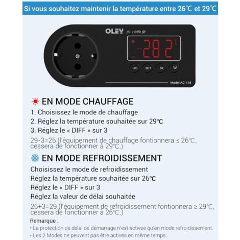 Thermostat Terrarium pour Reptiles - Serpents - Tortues - Lézards