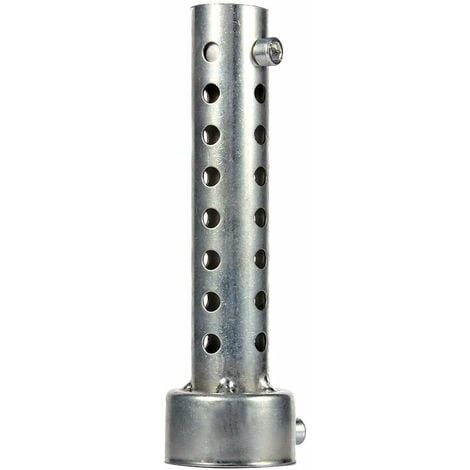 Silencieux d'échappement universel pour moto avec réducteur de bruit argenté (42mm)