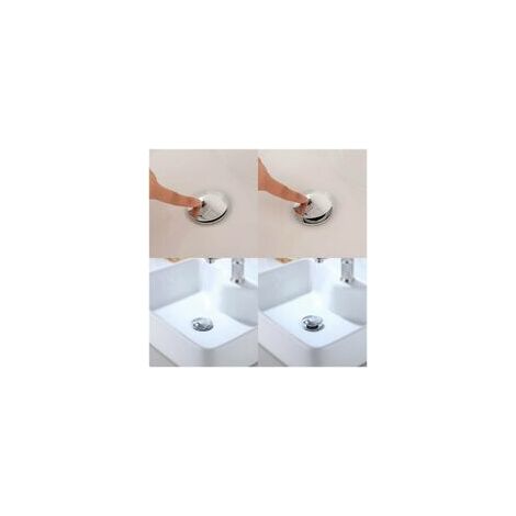 Bonde de lavabo Clic-Clac 11/4 avec clapet chromé - Plomberie Online