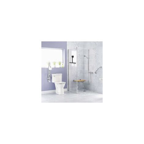 Raclette de douche / vitre pour salle de bain - 28 cm - Support de ventouse  inclus