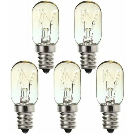 Lot de 3 Ampoule de Four 15W Dimmable, Edison E14 T22, 15W à