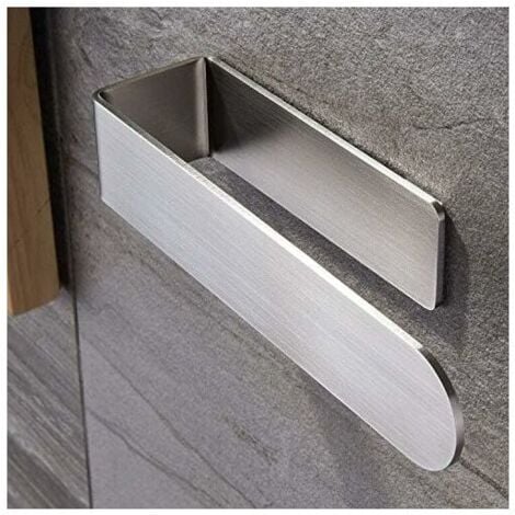 24cm4cm4.5cm Porte-serviettes auto-adhésif - Anneau porte-serviettes Porte-serviettes en acier inoxydable pour salle de bain