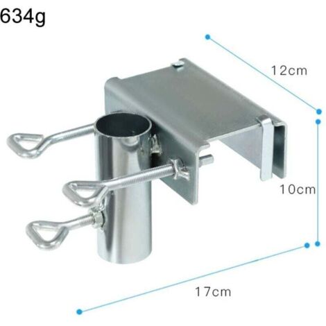 Support De Parasol, Fixation De Parasol En Acier Galvanisé, Pour Rampe De Balcon,KI | Rakuten