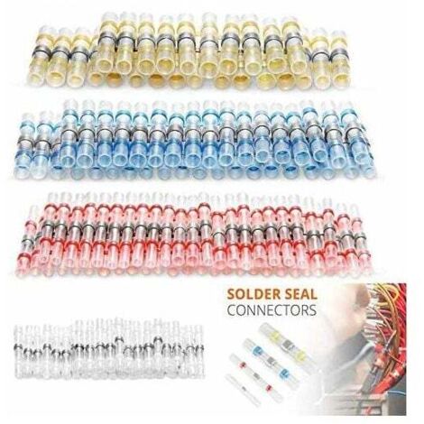 Lot De 160 Connecteurs Thermorétractables Pour Fils électriques - Étangs IP67 - Automobile, Bateau, DIY - Marque Kuzavtye