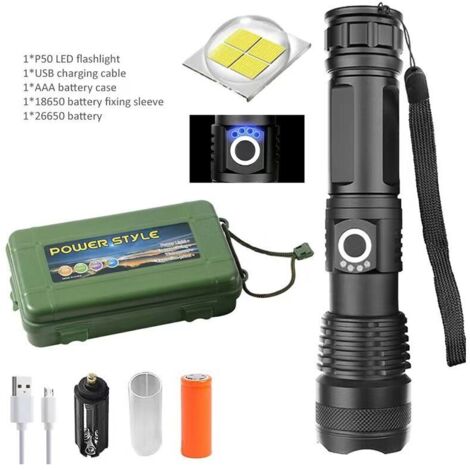 AnnonceNexTool Lampe torche LED rechargeable 2000 lumens élevés