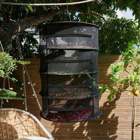 Filet De Séchage à Herbes Dioche - Séchoir 4 Couches Avec Fermetures à