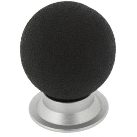 Ouvre&Déco – Bouton de porte et tiroir de meuble design noir Ø25 mm, DARKO (1/3)