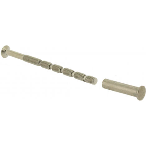 Ouvre&Déco – 2 Vis relieuses sécables acier chromé 4x70mm - Ouvre&Déco