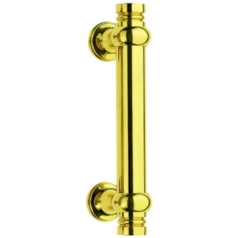 Ouvre&Déco – 1 poignée seule de tirage en laiton titane poli brillant entraxe 148 mm, LUTECE