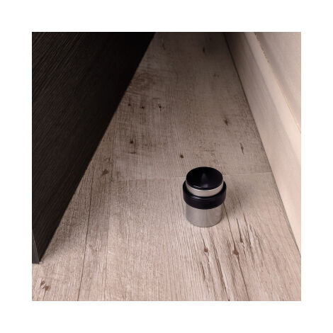 Ouvre&Déco – Butée de porte CYLINDRIQUE, Aluminium gris argent F1