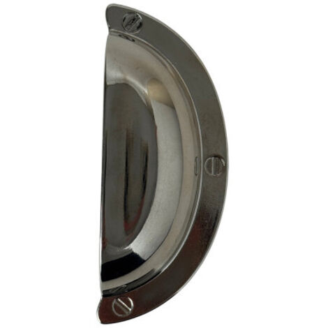 Ouvre&Déco – Poignée de meuble COQUILLEGM, laiton chrome entraxe 64 mm