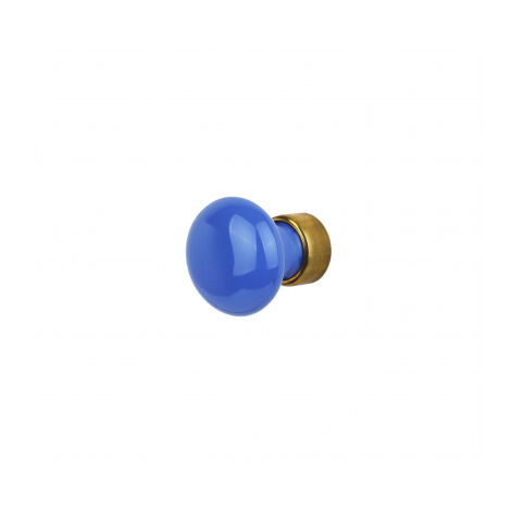 Ouvre&Déco – Bouton de meuble en plastique bleu Ø30 mm, ROND