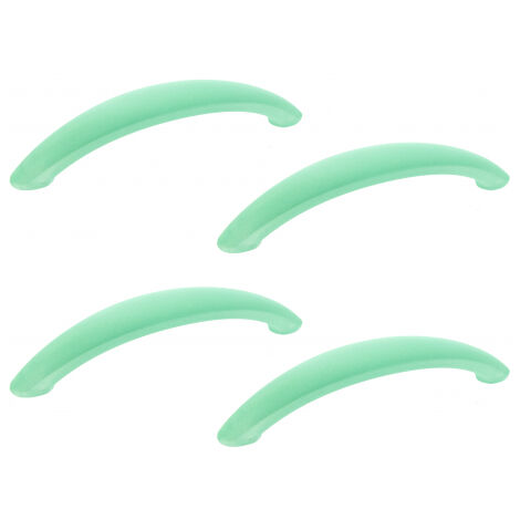 Ouvre&Déco – 4 poignées de meuble en plastique vert entraxe 96mm, ARCADE