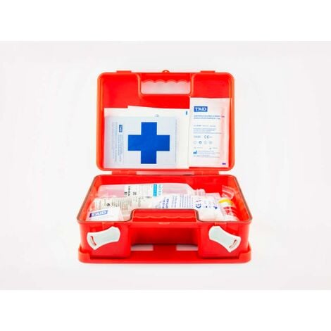 Relaxdays Scatola Medicine Cassetta Pronto Soccorsi per Conservare i  Medicinali Plastica HLP: 14,5 x 30 x 21 cm, bianca