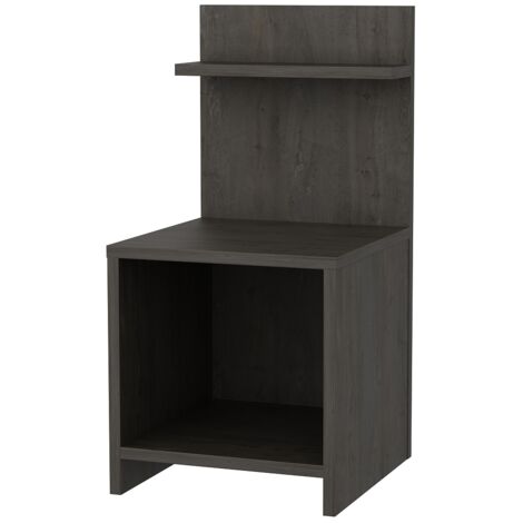 Decorotika Ullman Nightstand with Shelves Bedside Table - Wenge (1/5)