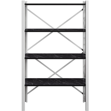 Decorotika - Lidya 4-tier Metal Frame Shelving Biblothèque Bookshelf Etager (1/5)