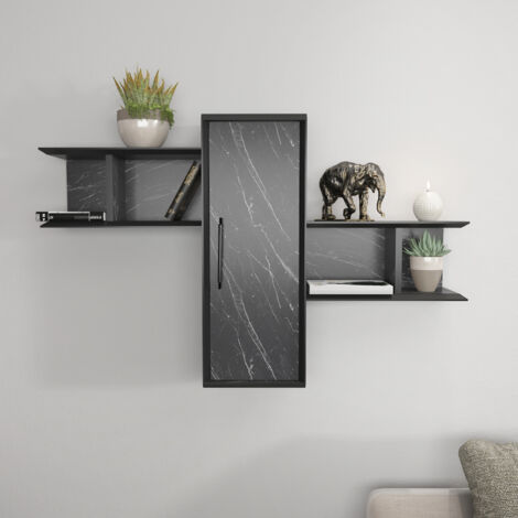 Decorotika Olida Wall Shelf Wall Mounted Shel Wall Dsiplay Unit Storage Bendire (1/5)