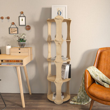 Decorotika Yuvar 5-tier MDF Biblothèque Bookshelf Etager (1/4)