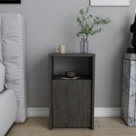 Decorotika Ullman Nightstand with Shelves Bedside Tables (1/4)