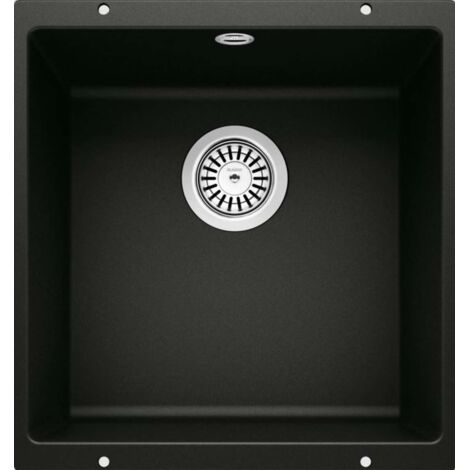 Blanco Rotan 400 - Évier en silgranit, 43x46 cm, noir 526097 (1/3)