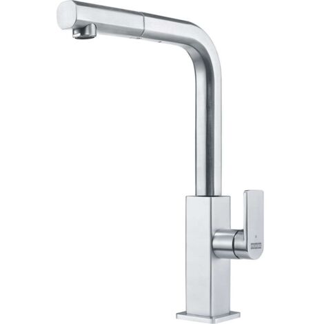 Mitigeur Franke Mythos Inox à douchette monojet - Inox Lisse coloris Inox Lisse (1/7)
